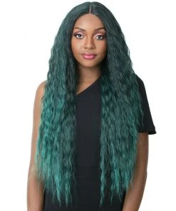 Wigs For Black Women Swiss Lace Cascade | Lace Front & Lace Part Synthetic Wig By It's A Wig