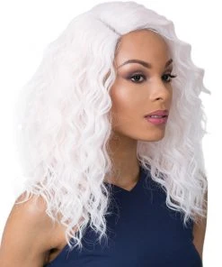 Wigs For Black Women Swiss Lace Marina | Lace Front & Lace Part Synthetic Wig By It's A Wig
