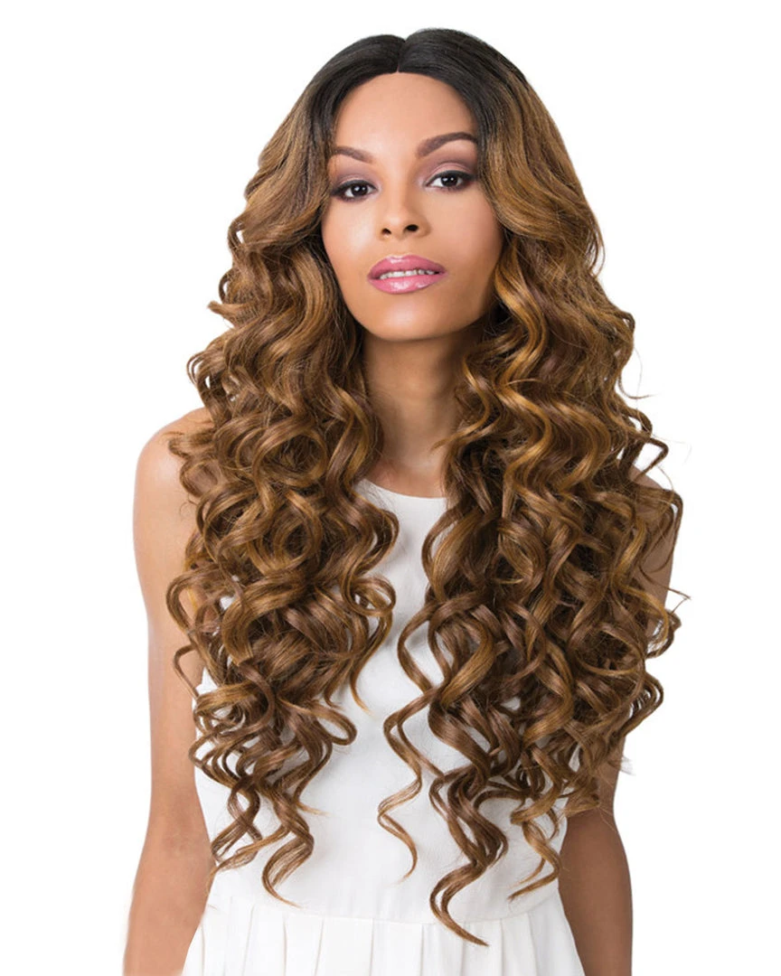 Wigs For Black Women Swiss Lace Keeff | Lace Front & Lace Part Synthetic Wig By It's A Wig