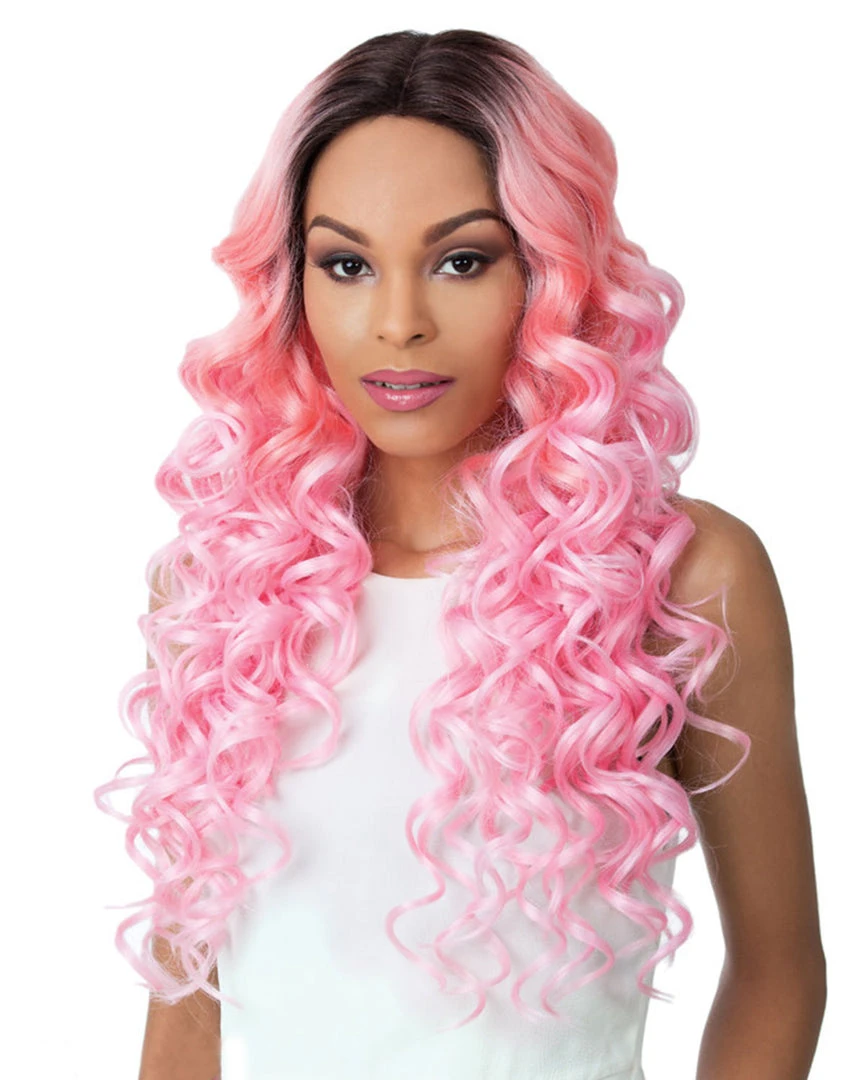 Wigs For Black Women Swiss Lace Keeff | Lace Front & Lace Part Synthetic Wig By It's A Wig