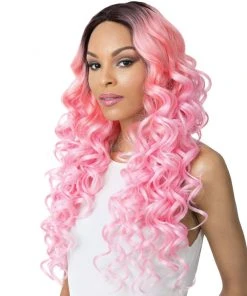 Wigs For Black Women Swiss Lace Keeff | Lace Front & Lace Part Synthetic Wig By It's A Wig