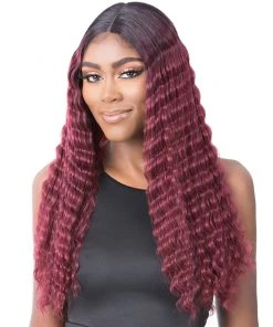 HD Lace Crimped Hair-3 | Lace Front & Lace Part Synthetic Wig By It's A Wig