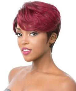 Wigs For Black Women HH Part S Lace Edgy | Remy Human Hair Wig By It's A Wig