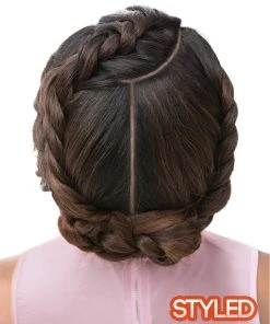 Wigs For Black Women Vixen Y Yaki Straight | Lace Front Human Hair Blend Wig By It's A Wig