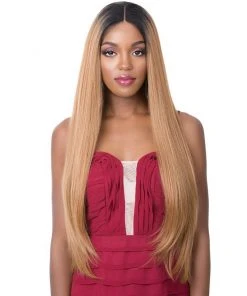 Frontal 360 Lace Barbie | Lace Front Human Hair Blend Wig By It's A Wig
