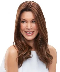 Wiglets EasiPart French XL 18 Inch (Exclusive) | Monofilament Remy Human Hair Toppers By Jon Renau