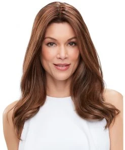 EasiPart French XL 18 Inch | Monofilament Remy Human Hair Toppers By Jon Renau 18~26 Inch