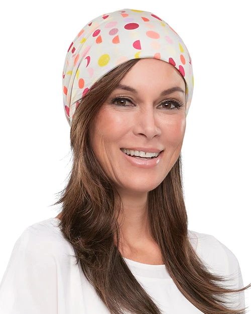Jon Renau Softie Boho Beanie Print Headwear
