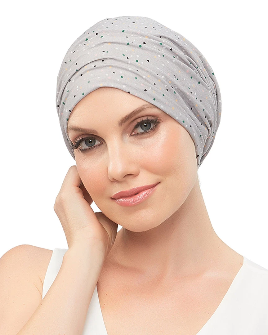 Jon Renau Softie Boho Beanie Print Headwear