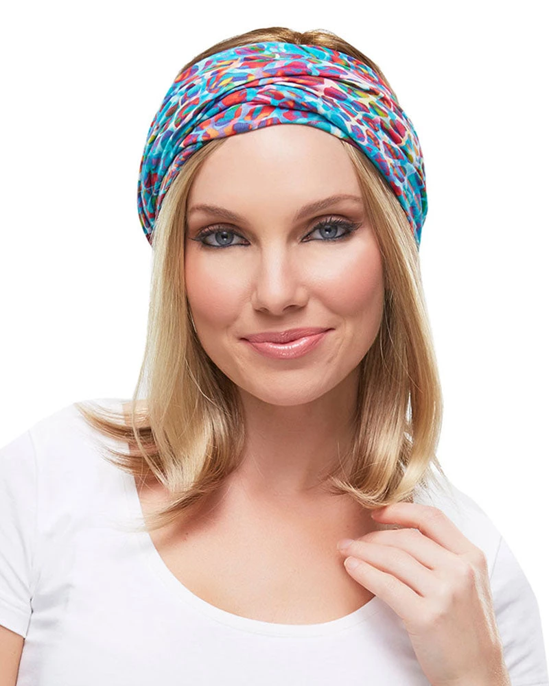 Jon Renau Softie Boho Beanie Print Headwear