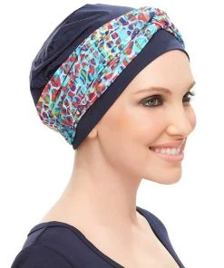 Jon Renau Softie Accent-Print Headwear