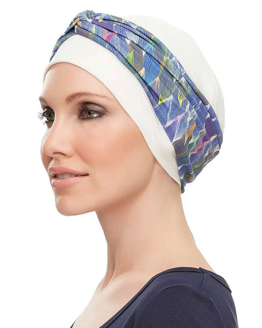 Jon Renau Softie Accent-Print Headwear