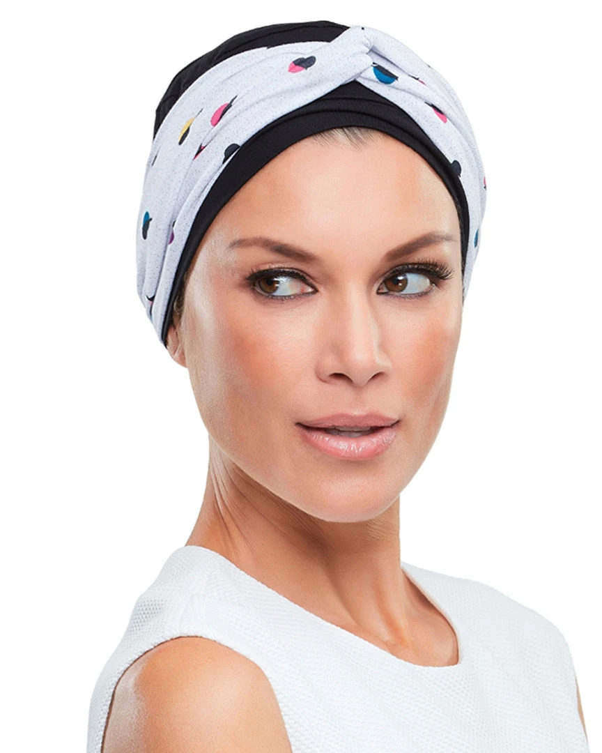 Jon Renau Softie Accent-Print Headwear