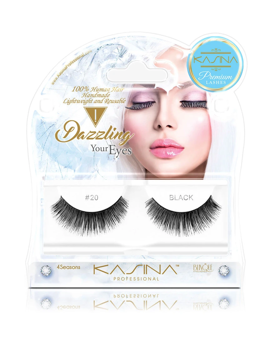 Premium 4 Seasons Eyelashes #20 By Kasina Professional