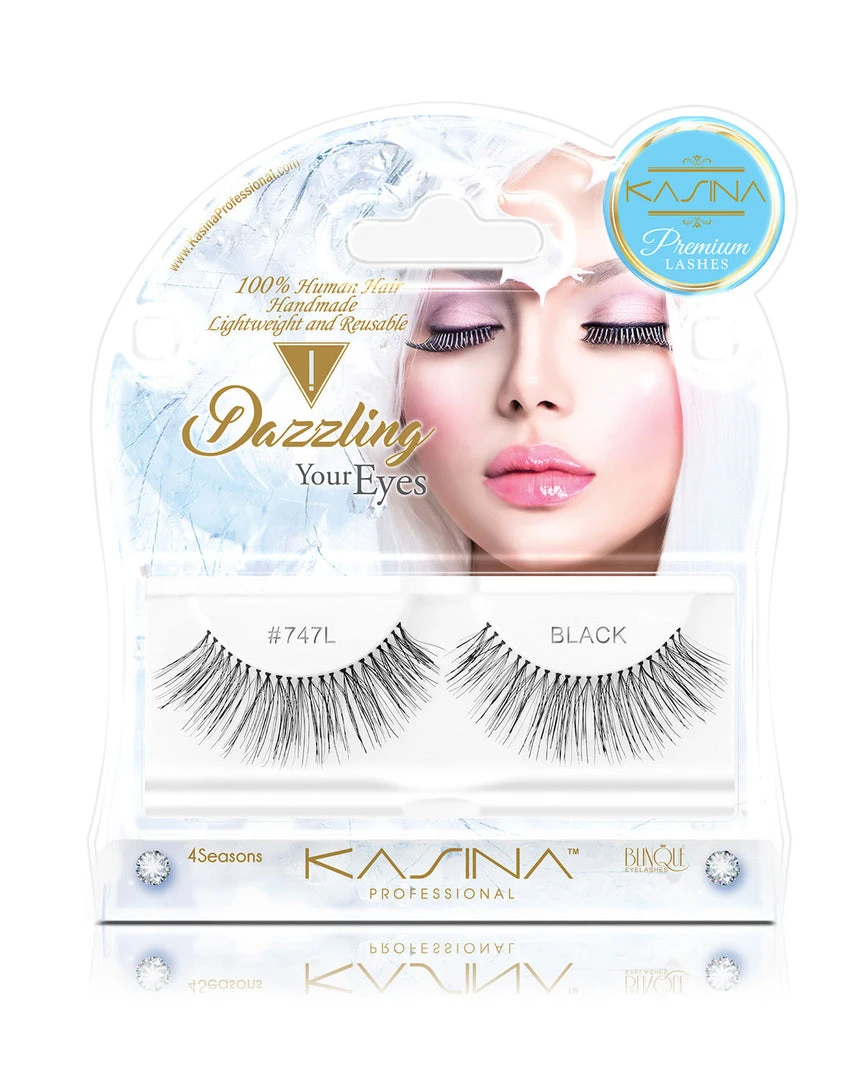 Premium 4 Seasons Eyelashes #747L By Kasina Professional