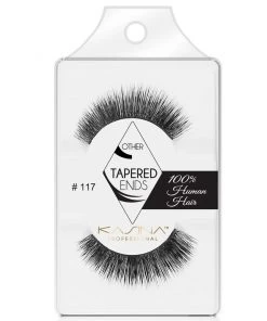 Tapered Ends Eyelashes #117 By Kasina Professional