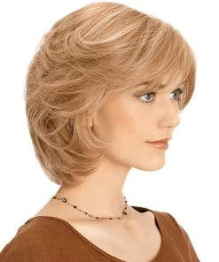 PLF004HM | Lace Front & Monofilament Human Hair Wig By Louis Ferre Wigs For Cancer Patients