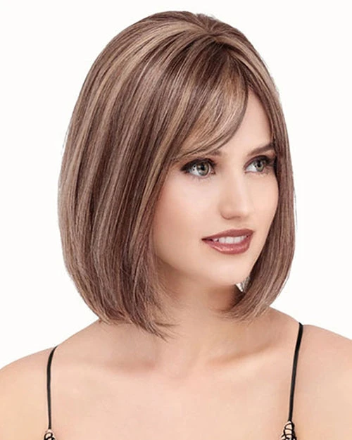 Wigs For Cancer Patients PLF009HM | Lace Front & Monofilament Human Hair Wig By Louis Ferre