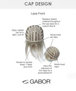 Sheer Elegance | Lace Front Synthetic Wig By Gabor