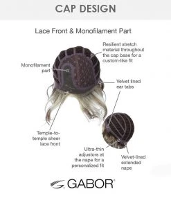 Sweet Talk | Lace Front & Monofilament Part Synthetic Wig By Gabor