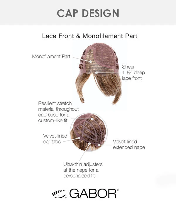 Everyday Elegant | Lace Front & Monofilament Part Synthetic Wig By Gabor