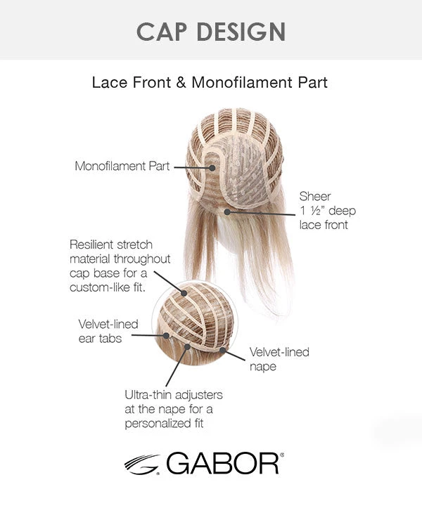 Wigs For Women Opulence | Lace Front & Monofilament Part Synthetic Wig By Gabor