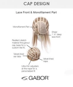 High Society | Lace Front & Monofilament Synthetic Wig By Gabor Wigs For Women