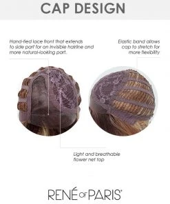 Wigs For Women Dakota | Lace Front & Monofilament Part Synthetic Wig By Rene Of Paris