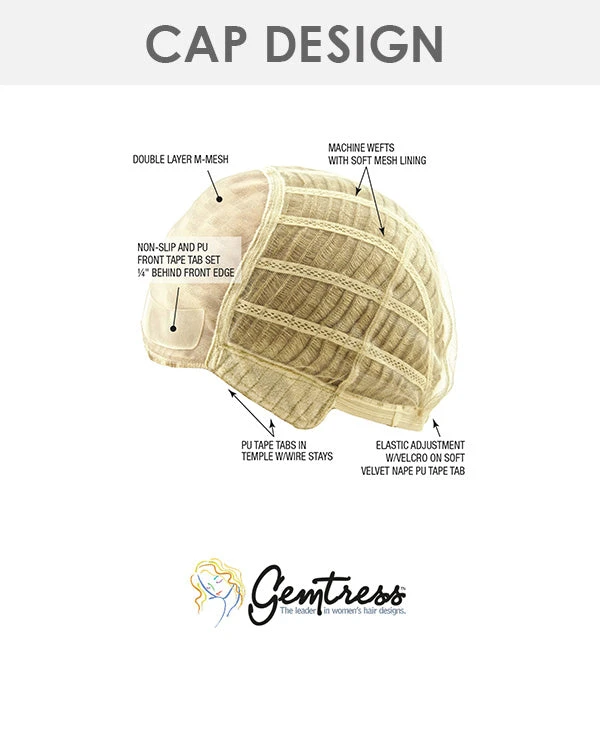 Laurel | Monofilament Synthetic Wig By Gemtress