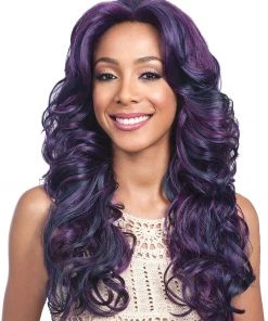 Wigs For Black Women Black Pearl | Lace Front Synthetic Wig By Bobbi Boss