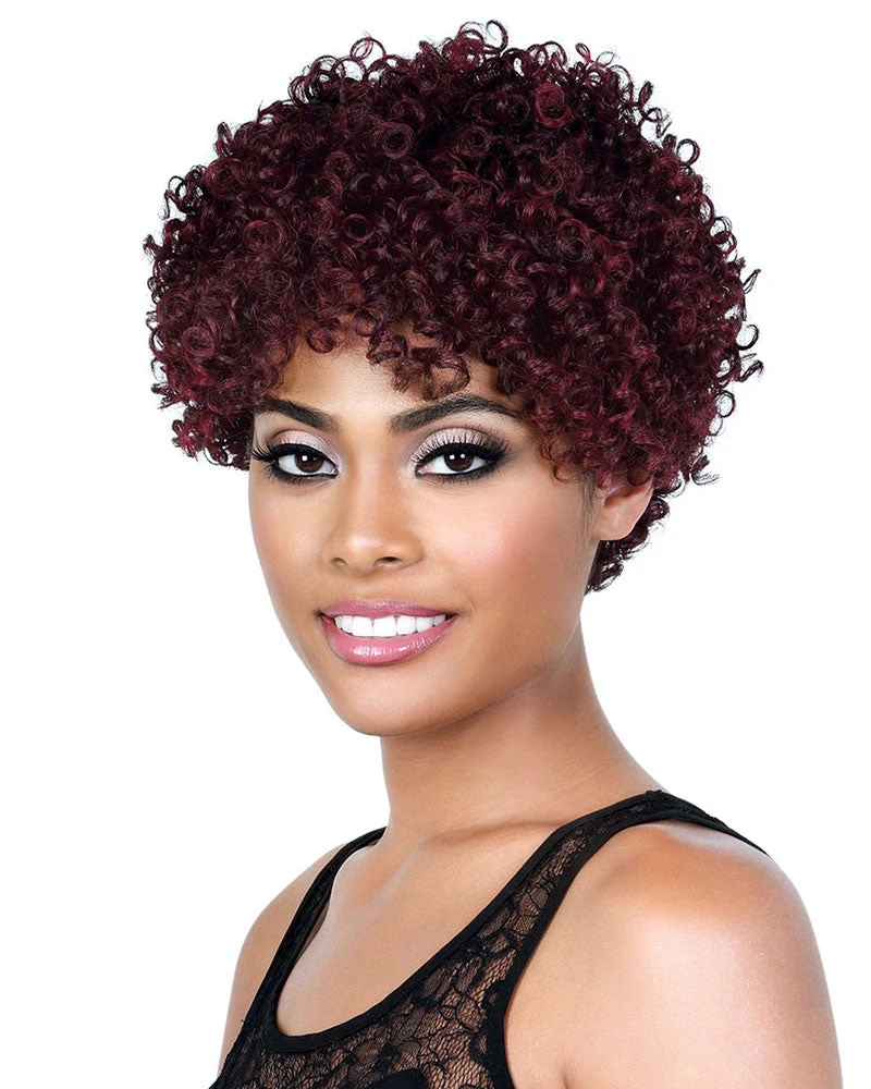 Wigs For Black Women Aloha | Synthetic Wig By Motown Tress
