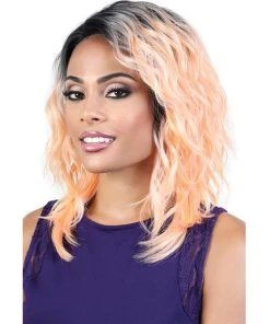 LDP-Eva | Lace Front & Lace Part Synthetic Wig By Motown Tress Wigs For Black Women