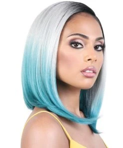 Wigs For Black Women LDP-Curve2 | Lace Front & Lace Part Synthetic Wig By Motown Tress