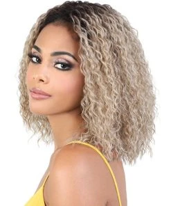 Wigs For Black Women LDP-Fifi | Lace Front & Lace Part Synthetic Wig By Motown Tress