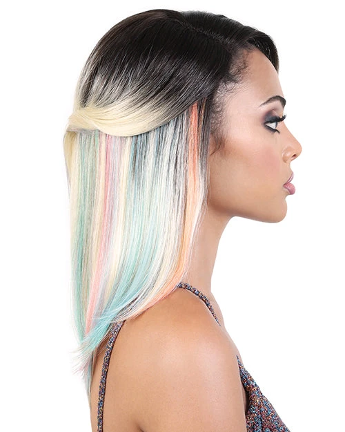 Wigs For Black Women LDP-Avery | Lace Front & Lace Part Synthetic Wig By Motown Tress