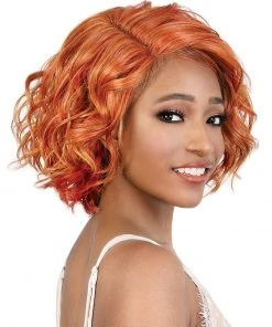 Wigs For Black Women LDP-Glow | Lace Front & Lace Part Synthetic Wig By Motown Tress