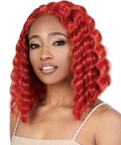 LDP-Crimp6 | Lace Front & Lace Part Synthetic Wig By Motown Tress Wigs For Black Women