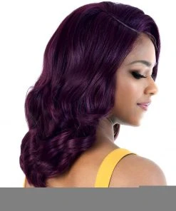Wigs For Black Women LDP-Estee | Lace Front & Lace Part Synthetic Wig By Motown Tress