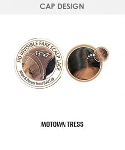 LS137 Air | Lace Front Synthetic Wig By Motown Tress Wigs For Black Women