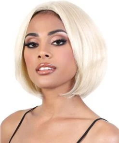 Wigs For Black Women HNBLP Pat | Lace Front Remy Human Hair Wig By Motown Tress