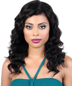 HPLP360-03 | Lace Front Human Hair Wig By Motown Tress Wigs For Black Women