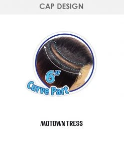 LDP-Curve3 | Lace Front & Lace Part Synthetic Wig By Motown Tress