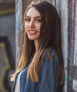 PLF005HM | Lace Front & Monofilament Human Hair Wig By Louis Ferre