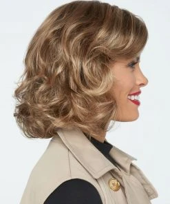 Wigs For Women Brave The Wave | Lace Front & Monofilament Part Synthetic Wig By Raquel Welch