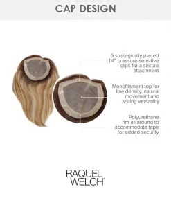 Gilded 12 Inch | Monofilament Human Hair Wiglet By Raquel Welch Wiglets