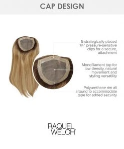 Gilded 18 Inch | Monofilament Human Hair Wiglet By Raquel Welch 18~26 Inch