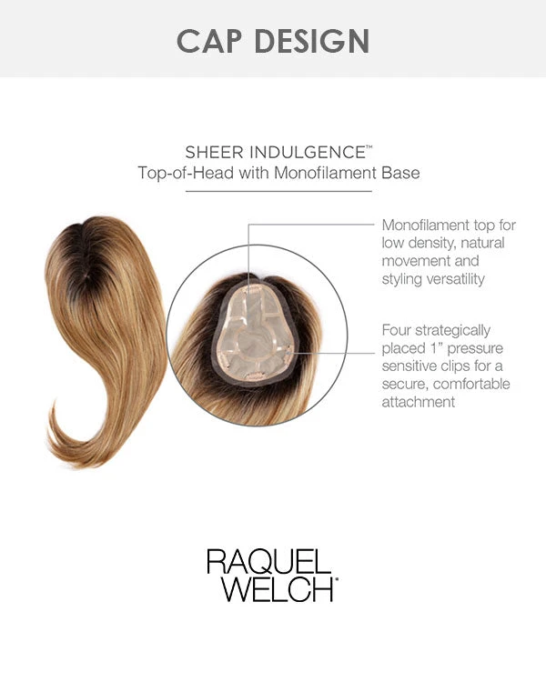 Go All Out 16 Inch | Monofilament Synthetic Hair Toppers By Raquel Welch