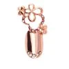 Stephen Nail Jewelry Clover (Medium-Pink Gold)