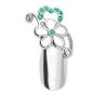 Stephen Nail Jewelry Flower (Small-Silver)