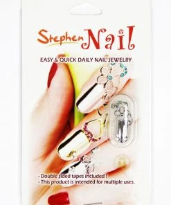 Stephen Nail Jewelry Flower (Medium-Silver)